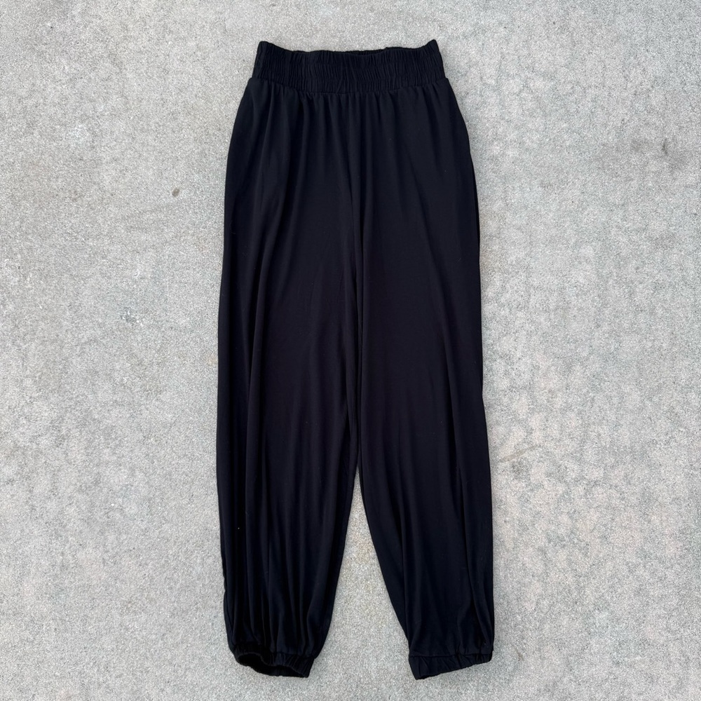 Free People FP Beach Ali High Waist Balloon Pants in Black Size small preloved - Picture 9 of 10